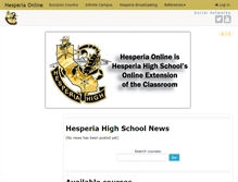 Tablet Screenshot of hesperiaonline.com